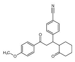 Benzonitrile, 4-[3-(4-methoxyphenyl)-3-oxo-1-(2-oxocyclohexyl)propyl]- CAS:492433-60-0 manufacturer & supplier