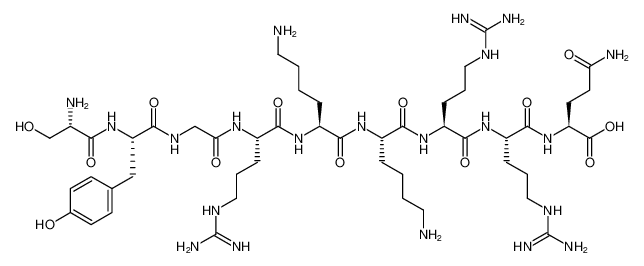 L-Glutamine,L-seryl-L-tyrosylglycyl-L-arginyl-L-lysyl-L-lysyl-L-arginyl-L-arginyl- CAS:492435-69-5 manufacturer & supplier