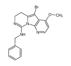 9-benzylamino-5-bromo-4-methoxy-6,7-dihydropyrido[3',2':4,5]pyrrolo[1,2-c]pyrimidine CAS:492438-78-5 manufacturer & supplier