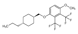 1-methoxy-4-(((1s,4r)-4-propylcyclohexyl)methoxy)-2,3-bis(trifluoromethyl)benzene CAS:492444-26-5 manufacturer & supplier