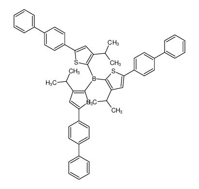 Borane, tris[5-[1,1'-biphenyl]-4-yl-3-(1-methylethyl)-2-thienyl]- CAS:492446-91-0 manufacturer & supplier