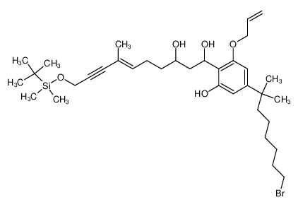 (E)-1-[2-Allyloxy-4-(7-bromo-1,1-dimethyl-heptyl)-6-hydroxy-phenyl]-10-(tert-butyl-dimethyl-silanyloxy)-7-methyl-dec-6-en-8-yne-1,3-diol CAS:492447-12-8 manufacturer & supplier