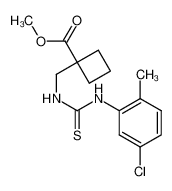 methyl 1-((3-(5-chloro-2-methylphenyl)thioureido)methyl)cyclobutane-1-carboxylate CAS:492450-72-3 manufacturer & supplier