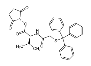 (S)-3-Methyl-2-(2-tritylsulfanyl-acetylamino)-butyric acid 2,5-dioxo-pyrrolidin-1-yl ester CAS:492464-47-8 manufacturer & supplier