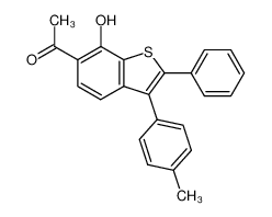 1-(7-Hydroxy-2-phenyl-3-p-tolyl-benzo[b]thiophen-6-yl)-ethanone CAS:492471-11-1 manufacturer & supplier