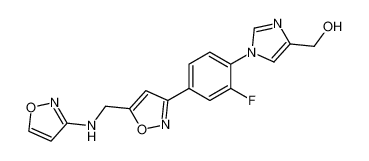 (1-(2-fluoro-4-(5-((isoxazol-3-ylamino)methyl)isoxazol-3-yl)phenyl)-1H-imidazol-4-yl)methanol CAS:492992-13-9 manufacturer & supplier