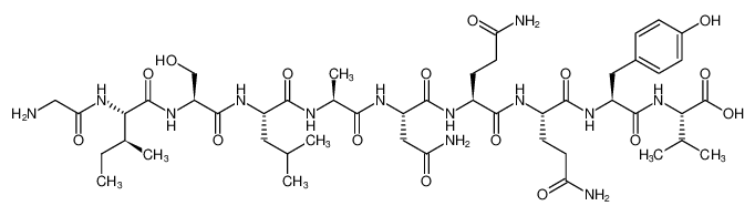 glycyl-L-isoleucyl-L-seryl-L-leucyl-L-alanyl-L-asparaginyl-L-glutaminyl-L-glutaminyl-L-tyrosyl-L-valine CAS:492995-52-5 manufacturer & supplier