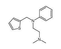 N,N-dimethyl-N'-phenyl-N'-(thiophen-2-ylmethyl)ethane-1,2-diamine CAS:493-78-7 manufacturer & supplier