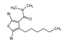 3-Thiophenecarboxamide, 2,5-dibromo-4-hexyl-N,N-dimethyl- CAS:493000-34-3 manufacturer & supplier