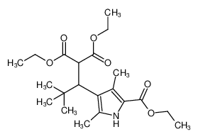 diethyl 2-(1-(5-(ethoxycarbonyl)-2,4-dimethyl-1H-pyrrol-3-yl)-2,2-dimethylpropyl)malonate CAS:493006-45-4 manufacturer & supplier