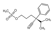 (S)-4-cyano-5-methyl-4-phenylhexyl mesylate CAS:493006-79-4 manufacturer & supplier