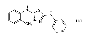 N2-phenyl-N5-(o-tolyl)-1,3,4-thiadiazole-2,5-diamine hydrochloride CAS:493010-03-0 manufacturer & supplier