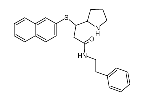 3-(naphthalen-2-ylsulfanyl)-N-phenethyl-3-pyrrolidin-2-yl-propionamide CAS:493010-74-5 manufacturer & supplier