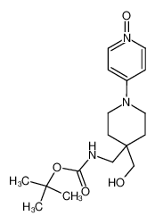 [[4-hydroxymethyl-1-(1-oxido-4-pyridinyl)-4-piperidinyl]methyl]carbamic acid 1,1-dimethylethyl ester CAS:493026-49-6 manufacturer & supplier