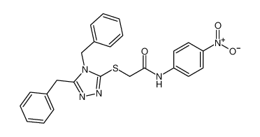 2-((4,5-dibenzyl-4H-1,2,4-triazol-3-yl)thio)-N-(4-nitrophenyl)acetamide CAS:493027-40-0 manufacturer & supplier