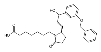 7-{(R)-2-[(E)-3-(3-Benzyloxy-phenyl)-3-hydroxy-propenyl]-5-oxo-pyrrolidin-1-yl}-heptanoic acid CAS:493035-33-9 manufacturer & supplier