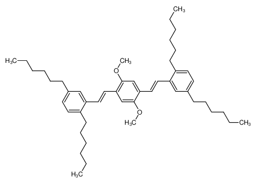 (E,E)-2,5-bis(2,5-dihexylstyryl)-1,4-dimethoxybenzene CAS:493036-92-3 manufacturer & supplier