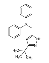 1H-Pyrazole, 3-(1,1-dimethylethyl)-5-[(diphenylphosphino)methyl]- CAS:493038-63-4 manufacturer & supplier