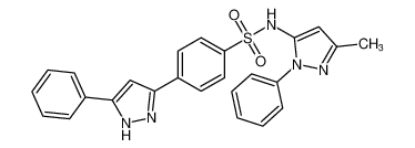 N-(3-methyl-1-phenyl-1H-pyrazol-5-yl)-4-(5-phenyl-1H-pyrazol-3-yl)benzenesulfonamide CAS:494189-79-6 manufacturer & supplier