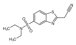 5-Benzothiazolesulfonamide, 2-(cyanomethyl)-N,N-diethyl- CAS:494201-80-8 manufacturer & supplier