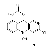 10-acetyloxy-3-chloro-4-cyano-5-hydroxy-5,10-dihydrobenzo[b][1,6]naphthyridine CAS:494204-85-2 manufacturer & supplier