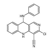 3-chloro-10-(phenylamino)-5,10-dihydrobenzo[b][1,6]naphthyridine-4-carbonitrile CAS:494204-86-3 manufacturer & supplier