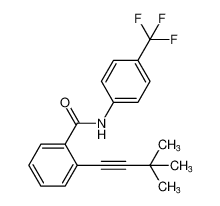 Benzamide, 2-(3,3-dimethyl-1-butynyl)-N-[4-(trifluoromethyl)phenyl]- CAS:494208-78-5 manufacturer & supplier