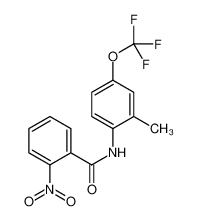 N-[2-methyl-4-(trifluoromethoxy)phenyl]-2-nitrobenzamide CAS:494208-81-0 manufacturer & supplier