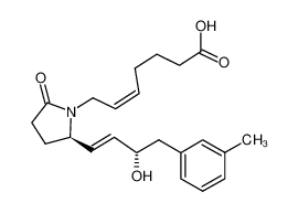 (15α,5Z,13E)-9-oxo-15-hydroxy-16-(3-methylphenyl)-17,18,19,20-tetranor-8-azaprost-5,13-dienoic acid CAS:494222-02-5 manufacturer & supplier