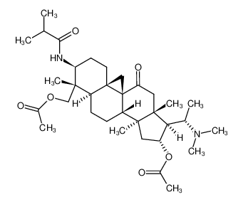 (20S)-16α-acetyl-3β-isobutyrylamino-20-dimethylamino-9,19-cyclo-4β,14α-dimethyl-4α-acetylmethyl-5α,9β-pregnan-11-one CAS:4947-59-5 manufacturer & supplier