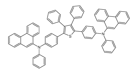 9-Phenanthrenamine,N,N'-[(3,4-diphenyl-2,5-thiophenediyl)di-4,1-phenylene]bis[N-phenyl- CAS:494759-77-2 manufacturer & supplier