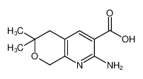 2-amino-6,6-dimethyl-5,8-dihydropyrano[3,4-b]pyridine-3-carboxylic acid CAS:494776-07-7 manufacturer & supplier