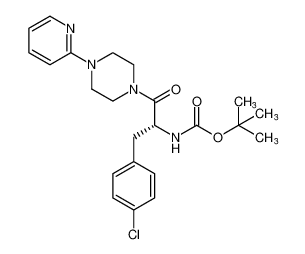 tert-butyl (R)-(3-(4-chlorophenyl)-1-oxo-1-(4-(pyridin-2-yl)piperazin-1-yl)propan-2-yl)carbamate CAS:494783-25-4 manufacturer & supplier