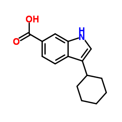 3-cyclohexyl-1H-indole-6-carboxylic acid CAS:494799-17-6 manufacturer & supplier