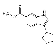 3-cyclopentylindole-6-carboxylic acid methyl ester CAS:494799-37-0 manufacturer & supplier