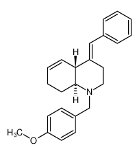 rel-(4aR,8aS)-4-((E)-benzylidene)-1-(4-methoxybenzyl)-1,2,3,4,4a,7,8,8a-octahydroquinoline CAS:494802-66-3 manufacturer & supplier