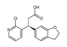 (3S)-3-(2-chloro-3-pyridinyl)-3-(2,3-dihydro-1-benzofuran-6-yl)propanoic acid CAS:494841-83-7 manufacturer & supplier