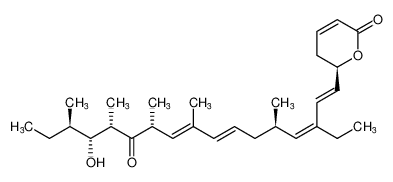 (R)-6-((1E,3Z,5R,7E,9E,11R,13S,14R,15R)-3-ethyl-14-hydroxy-5,9,11,13,15-pentamethyl-12-oxoheptadeca-1,3,7,9-tetraen-1-yl)-5,6-dihydro-2H-pyran-2-one CAS:494844-37-0 manufacturer & supplier