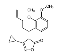 3-Cyclopropyl-4-[1-(2,3-dimethoxy-phenyl)-pent-4-enyl]-4H-isoxazol-5-one CAS:494844-73-4 manufacturer & supplier