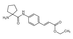 3-{4-[(1-aminocyclopentanecarbonyl)amino]phenyl}acrylic acid ethyl ester CAS:494854-35-2 manufacturer & supplier