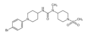 3-(1-(4-bromophenyl)piperidin-4-yl)-1-methyl-1-(1-(methylsulfonyl)piperidin-4-yl)urea CAS:494860-74-1 manufacturer & supplier