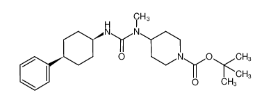 tert-butyl 4-(1-methyl-3-((1s,4s)-4-phenylcyclohexyl)ureido)piperidine-1-carboxylate CAS:494861-73-3 manufacturer & supplier