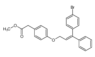 (Z)-{4-[3-(4-Bromo-phenyl)-3-phenyl-allyloxy]-phenyl}-acetic acid methyl ester CAS:494865-38-2 manufacturer & supplier