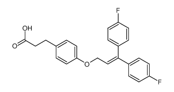 3-{4-[3,3-Bis-(4-fluoro-phenyl)-allyloxy]-phenyl}-propionic acid CAS:494866-23-8 manufacturer & supplier