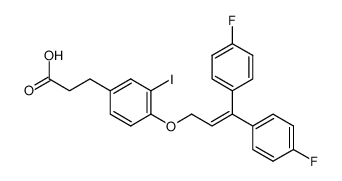 3-{4-[3,3-Bis-(4-fluoro-phenyl)-allyloxy]-3-iodo-phenyl}-propionic acid CAS:494866-53-4 manufacturer & supplier