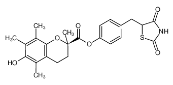 5-{4-[(R)-6-hydroxy-2,5,7,8-tetramethylchroman-2-carboxy]benzyl}thiazolidine-2,4-dione CAS:494870-54-1 manufacturer & supplier