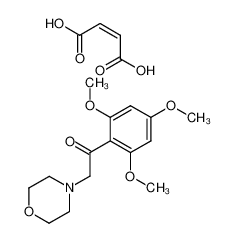 2-Morpholin-4-yl-1-(2,4,6-trimethoxy-phenyl)-ethanone; compound with (Z)-but-2-enedioic acid CAS:4950-94-1 manufacturer & supplier