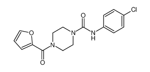 1-Piperazinecarboxamide, N-(4-chlorophenyl)-4-(2-furanylcarbonyl)- CAS:495377-68-9 manufacturer & supplier