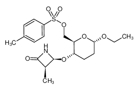 ethyl 2,3-dideoxy-4-O-(3'R,4'S)-(3'-methylazetidin-2'-on-4'-yl)-6-O-tosyl-α-D-erythro-hexopyranoside CAS:495379-11-8 manufacturer & supplier