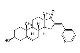 Androst-5-en-17-one, 3-hydroxy-16-(3-pyridinylmethylene)-, (3b,16E)- CAS:495389-07-6 manufacturer & supplier